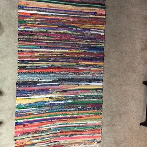 a rainbow vintage area rug